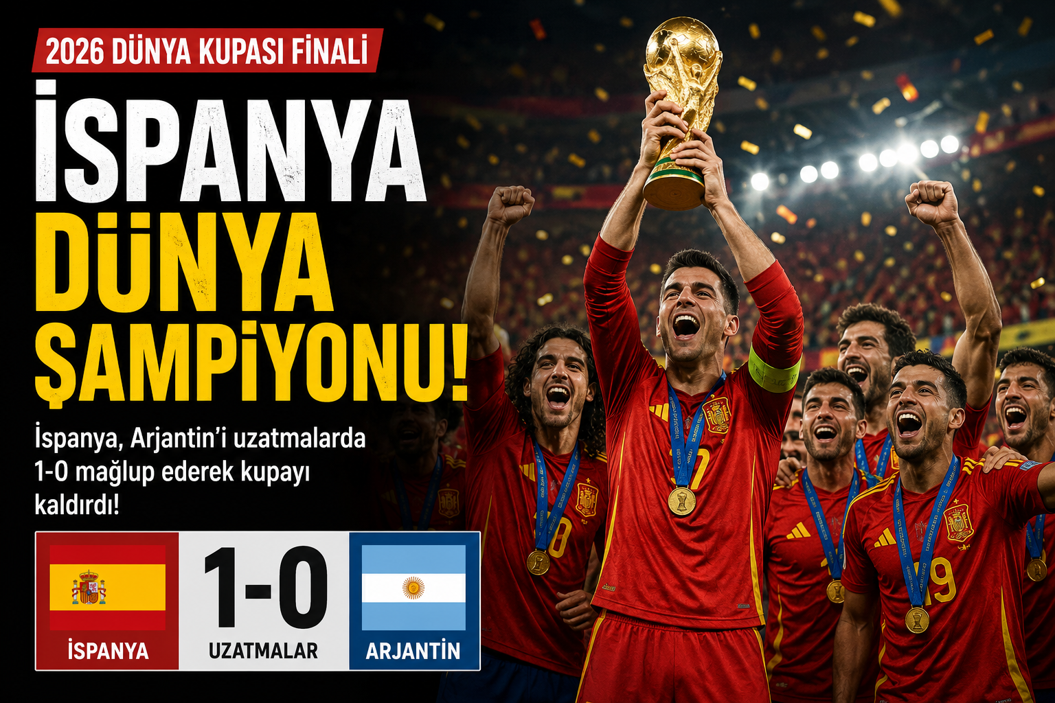 🏆 İspanya Dünya Şampiyonu!